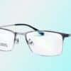 Blue Titanium Optical Frame