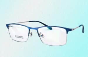 This is Blue Titanium Optical Frame