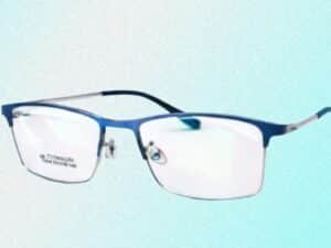 Blue Titanium Optical Frame This is Blue Titanium Optical Frame