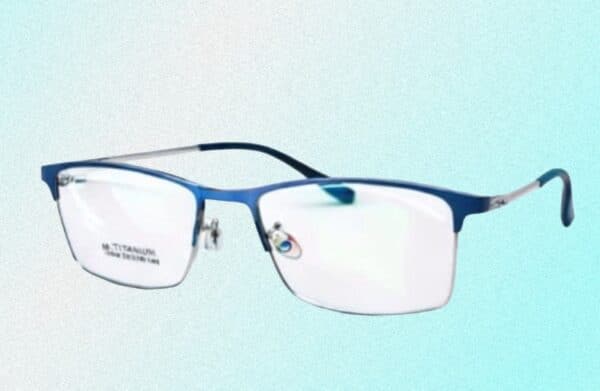 This is Blue Titanium Optical Frame