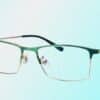Blue Titanium Optical Frame
