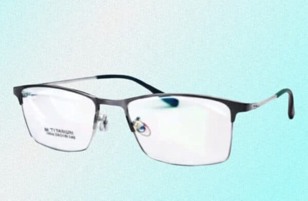 Blue Titanium Optical Frame